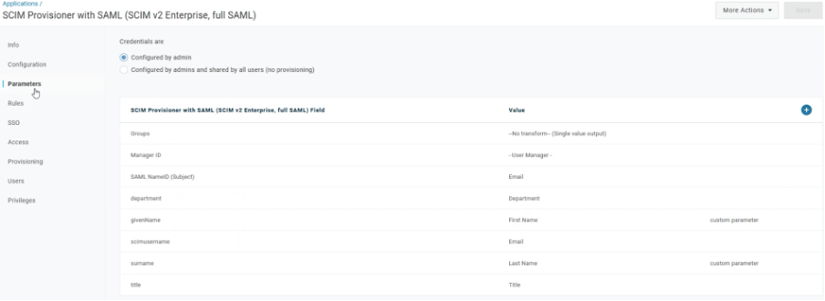 add user parameters in this section