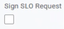 Sign SLO Request