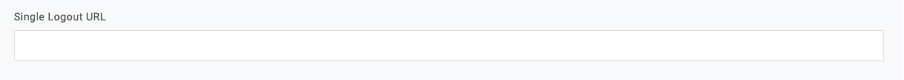 Single Logout URL