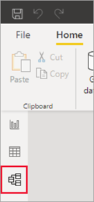 Screenshot showing the model view selection.