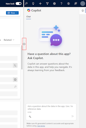 Users are able to resize the side pane. Users are able to resize the side pane.