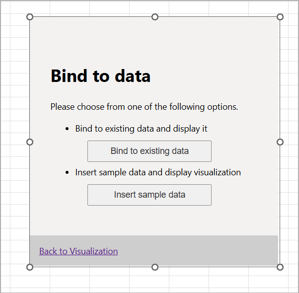 The content add-in open in Excel.