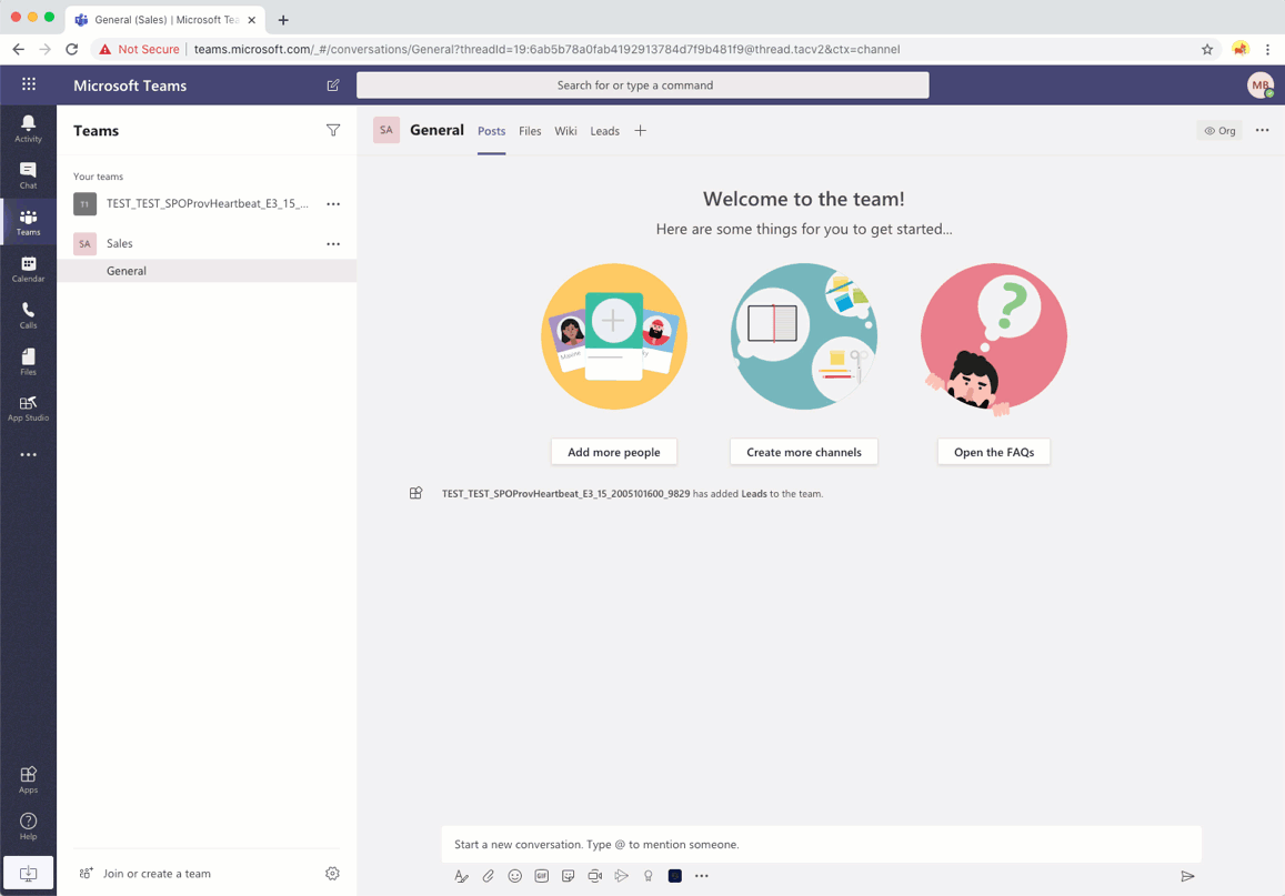 SharePoint Framework web part exposed as a messaging extension