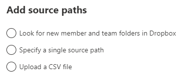 Add Dropbox source paths.