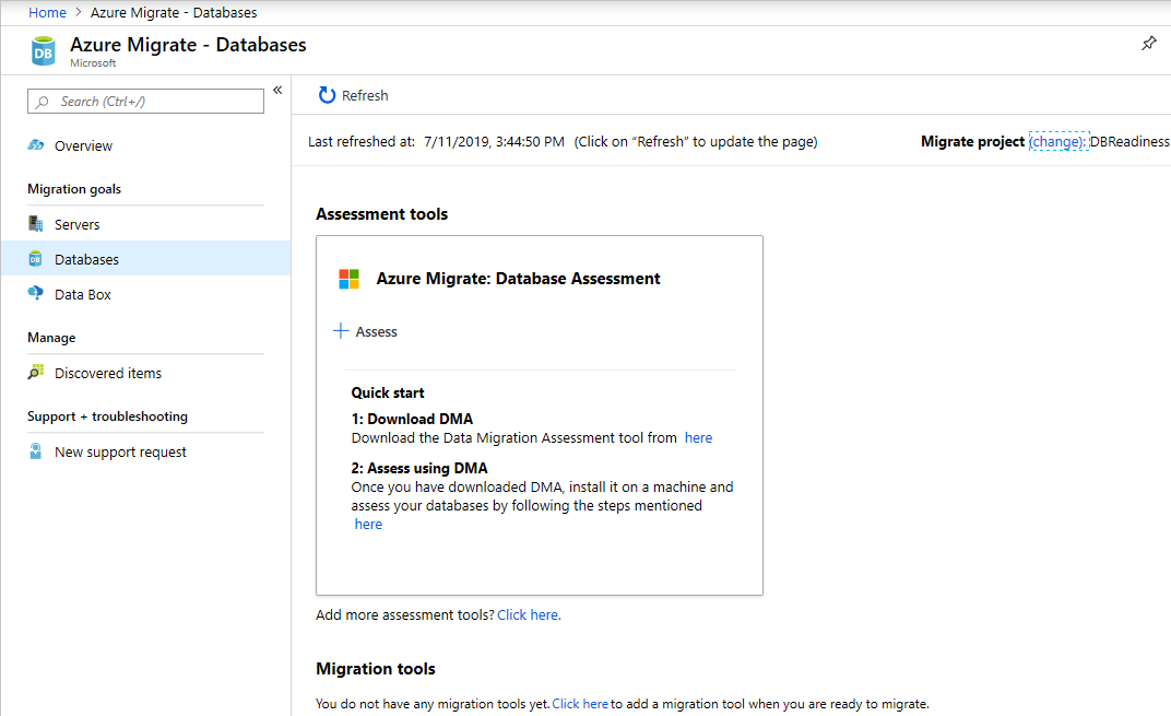 Assess Sql Server Readiness To Migrate To Azure Sql Database Data Migration Assistant 8324