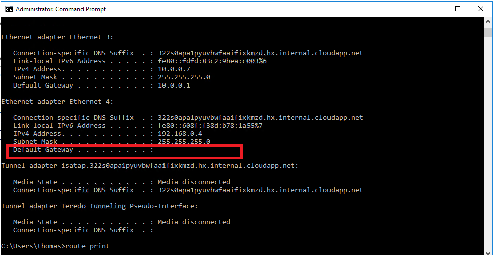 IP configures