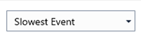 Default drop-down/combo box in the Blue theme Default drop-down/combo box in the Blue theme