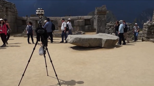Capturing and creating content for machu pichu HoloTour