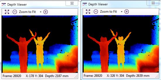 Depth Viewer with data