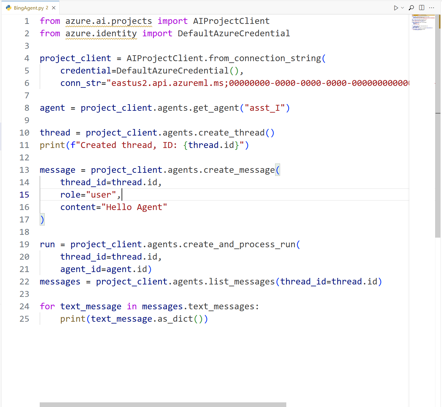Work with Foundry Agent Service in Visual Studio Code - Microsoft ...