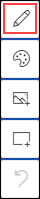 Select Style from the header toolbar Select Style from the header toolbar.