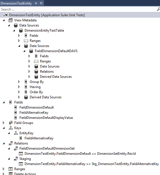 Entity designer.