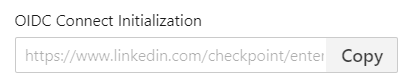 OIDC Connect Initialization