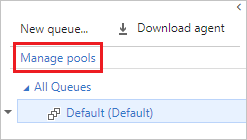 Choose Manage pools, 2017.