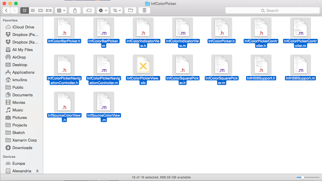 Copy all of the InfColorPicker files