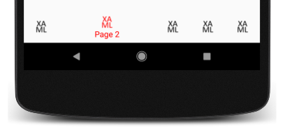 TabbedPage toolbar configuration