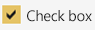 Pressed check box in the Blue theme Pressed check box in the Blue theme