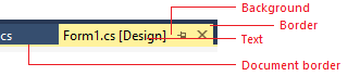 Open document tab (redline)