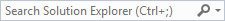 Unfocused, inactive search input field
