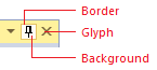 Title bar button (redline)