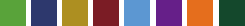 Screenshot of the color sequence for the Accessible city park theme.