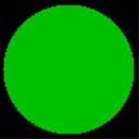illustration of a green sphere