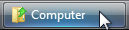 screen shot of taskbar button and standard pointer