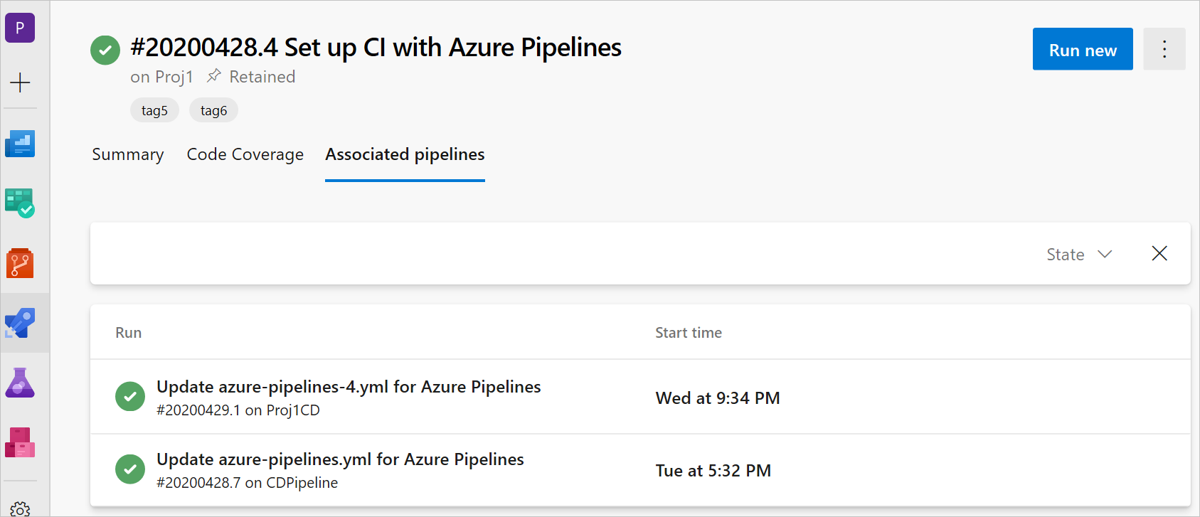 CD pipelines information in CI pipeline