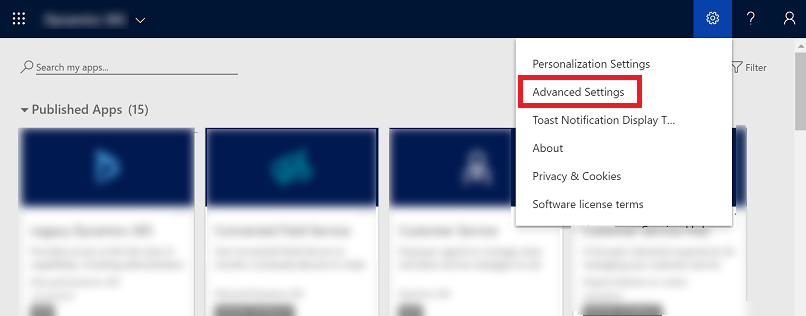 Go to settings.