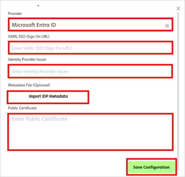 Configuration Screenshot shows the Configuration.