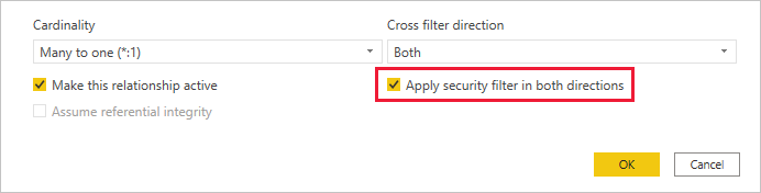 Apply Security Filter