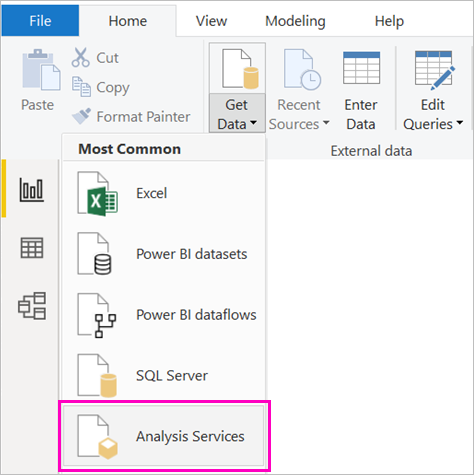 Select data source