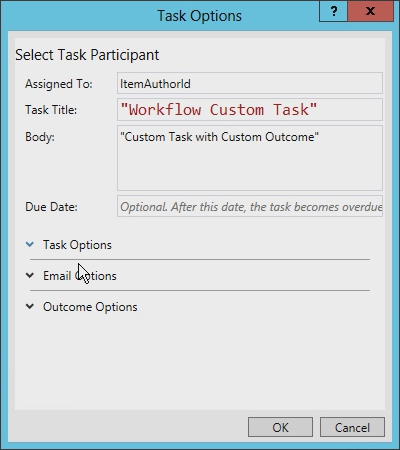 The screenshot shows how to change the title of the task.