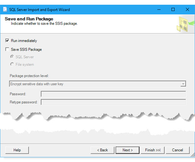 Wizard sql