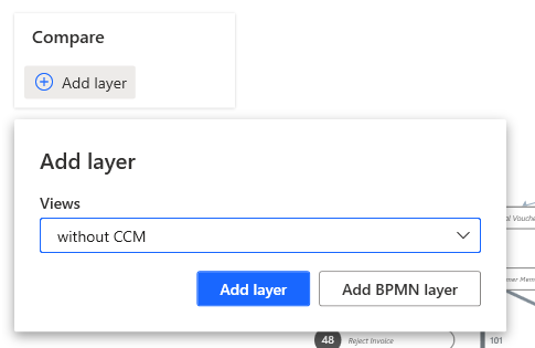 Screenshot of the Add layer process.