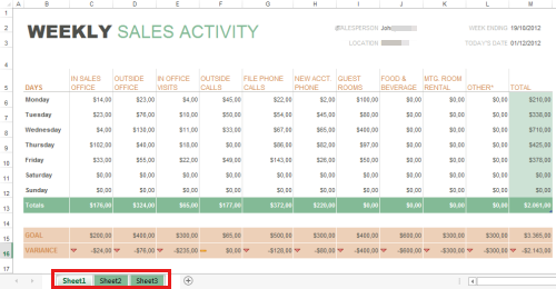 Screenshot to keep the sheet names on the default name.