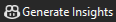 Screenshot of Generate Insights button.