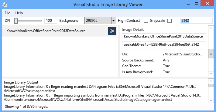 Image Library Viewer Filter ID Image Library Viewer Filter ID