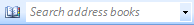 screen shot of search address books prompt
