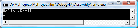 SimpleProjCommand Simple Project Command