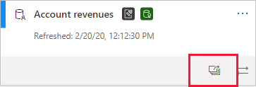 Screenshot showing the semantic model impact analysis button.