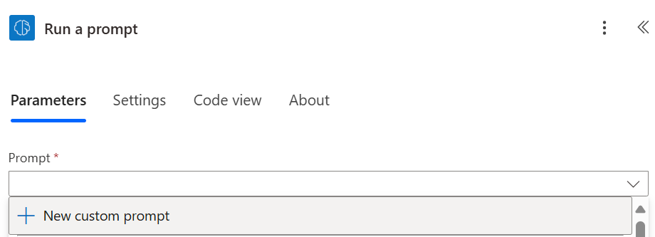 Create a new prompt