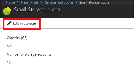 Edit a plan in Azure Stack Hub administrator portal Edit a plan in Azure Stack Hub administrator portal