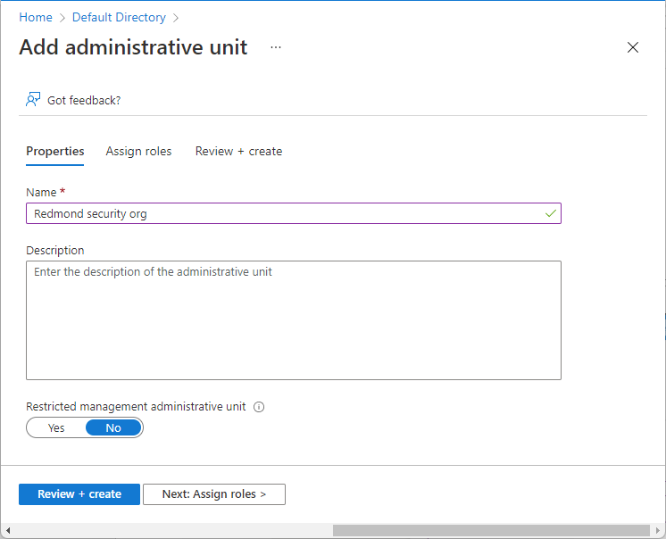 Create Or Delete Administrative Units Azure Active Directory Microsoft Entra Microsoft Learn 9119