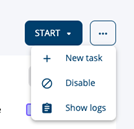 Screenshot of the Create New Task dialog box.