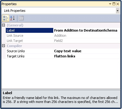 New_To_Label_Link Link label properties