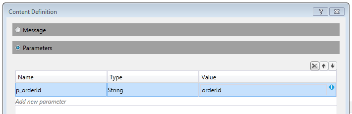 Configure setting for SetReplyToStartOrder activity. Configuring the SendReply activity content data
