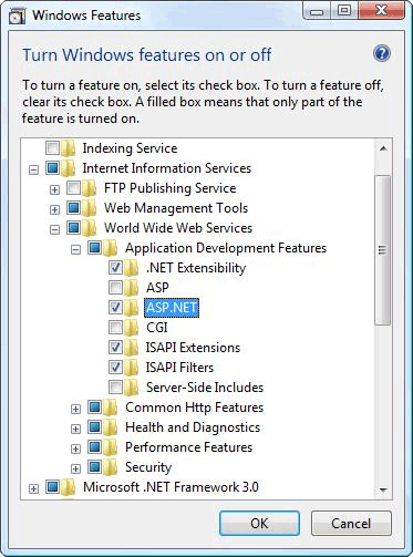 wcfc_TrunFeaturesOnOrOFf3s ASP.NET required settings