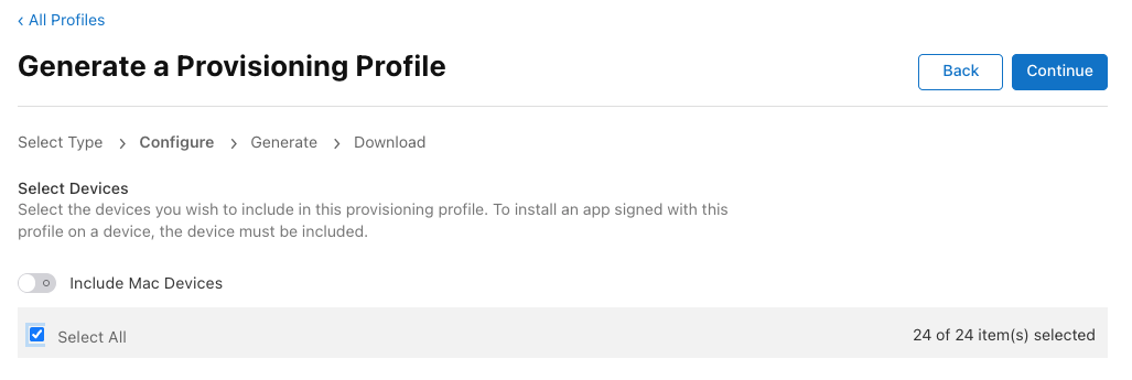Select devices