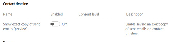 Enable your email viewing on contact timeline Enable your email viewing on contact timeline